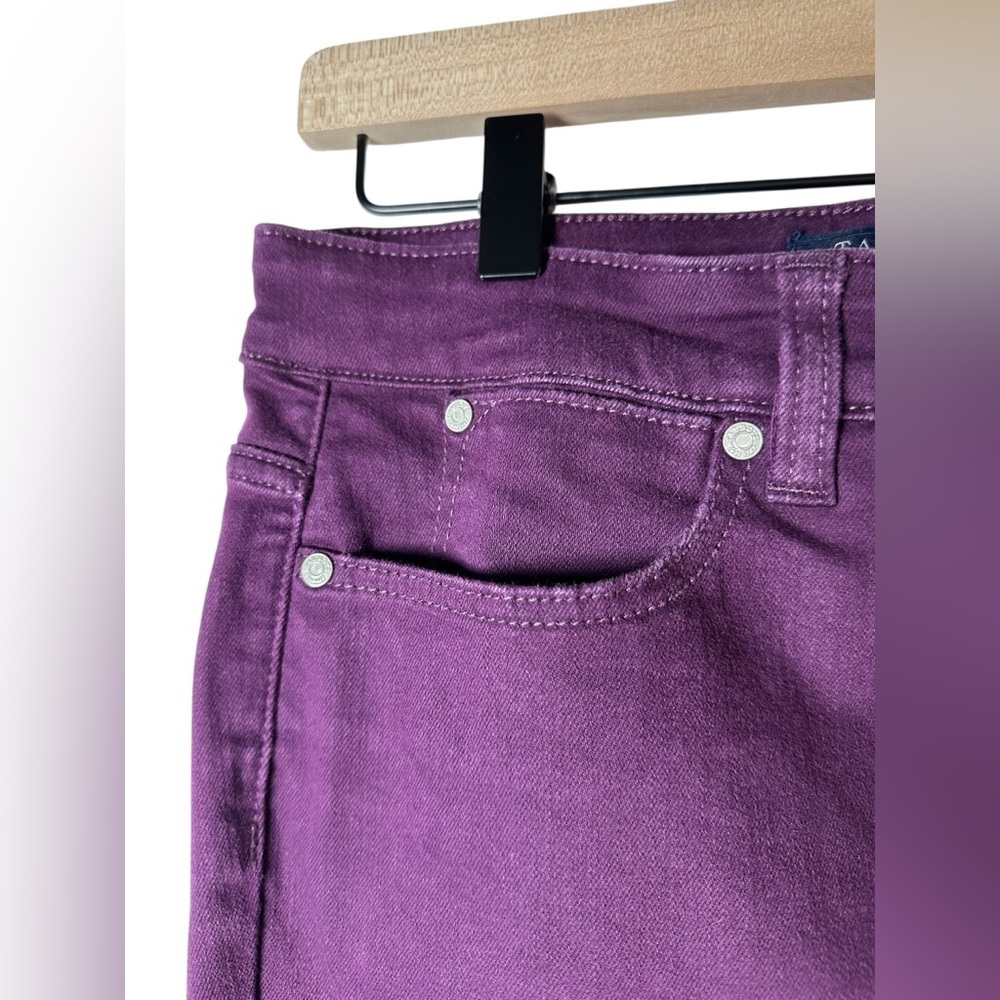 Talbots Simply Flattering Plum Skinny Jeans Size 6P - Picture 3 of 9